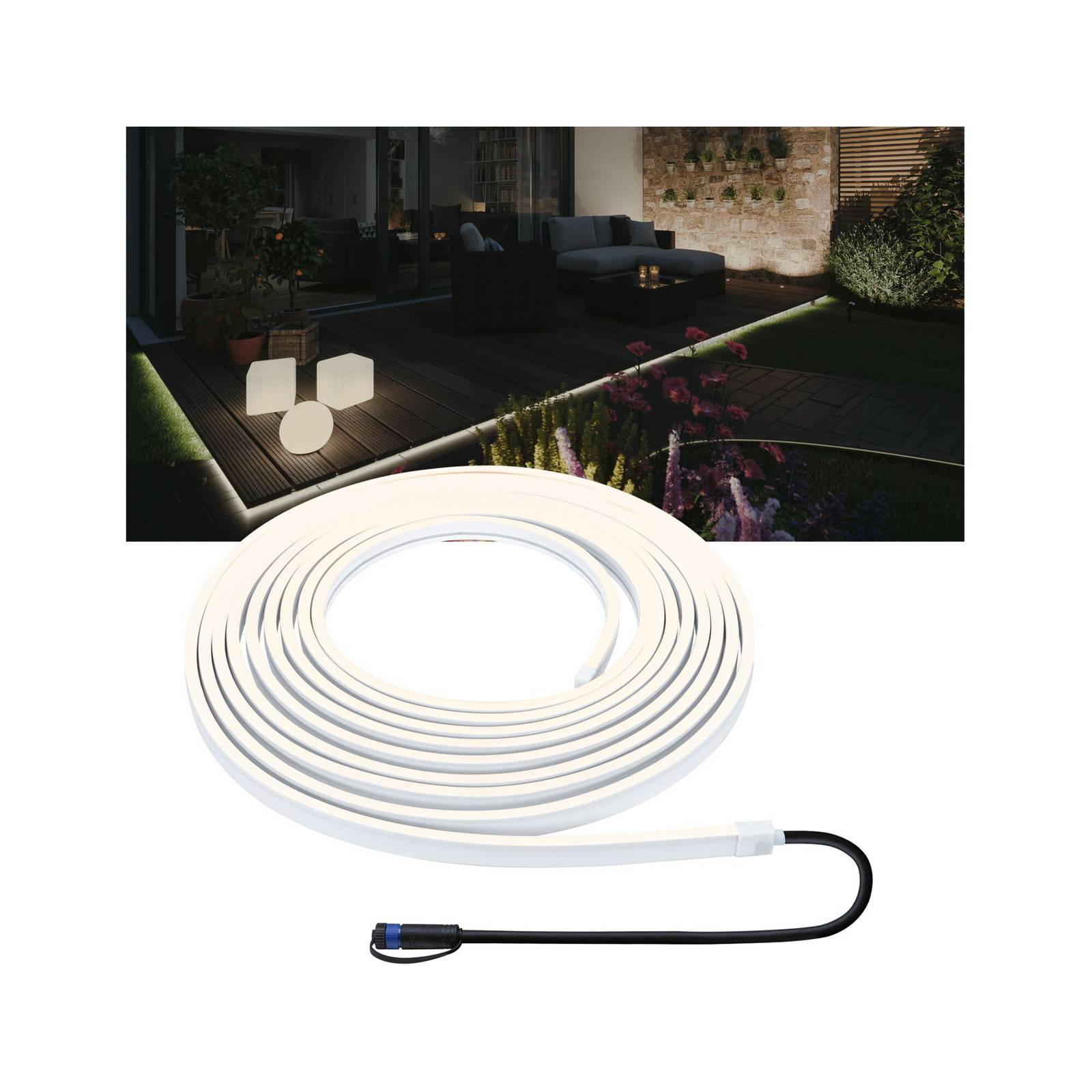 Paulmann Plug & Shine Smooth LED-Stripe 3.000K 10m Paulmann Plug & Shine Smooth LED-Stripe 3.000K 10m von Paulmann