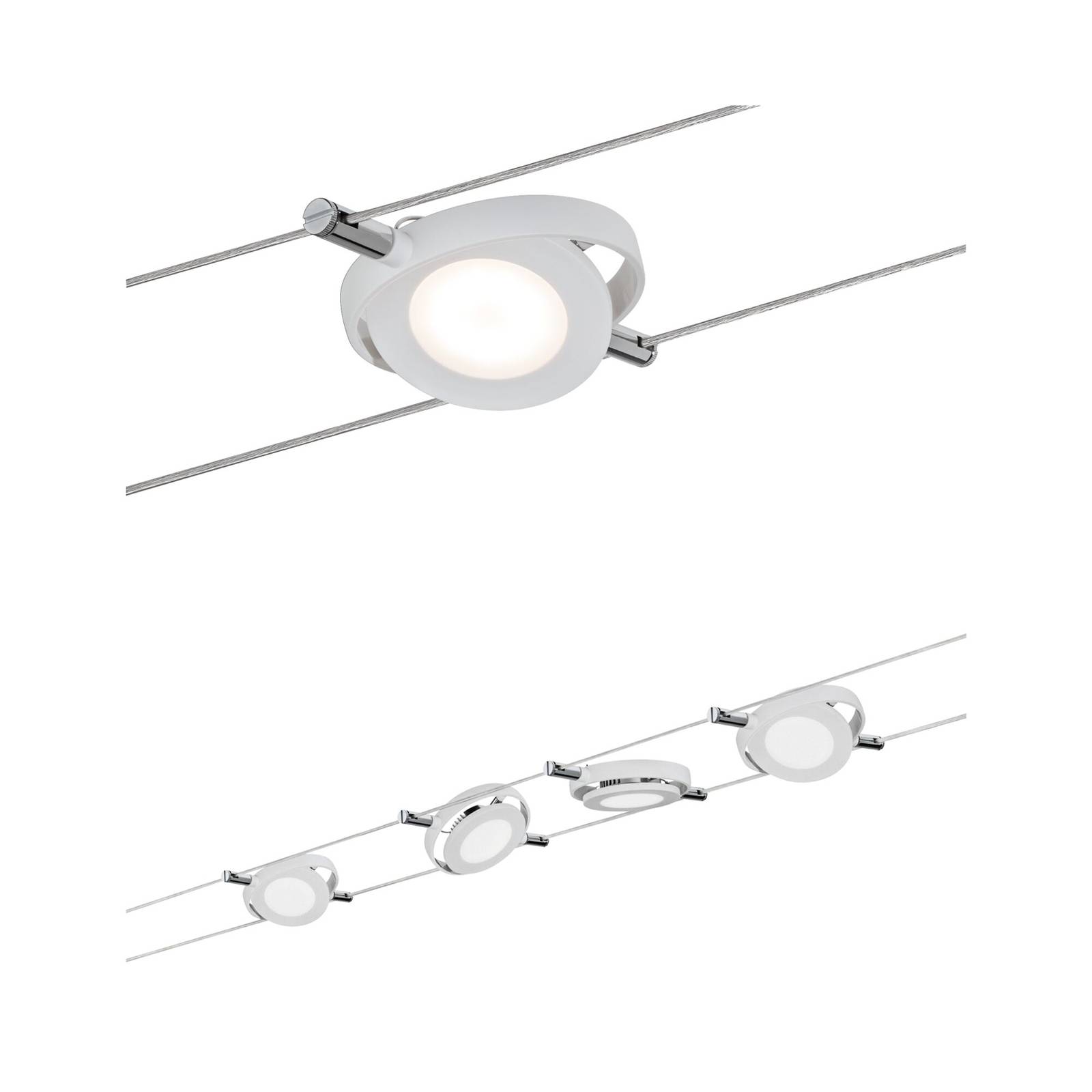 Paulmann RoundMac LED-Seilsystem 4-flammig Paulmann RoundMac LED-Seilsystem 4-flammig von Paulmann