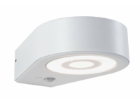 Paulmann Silma 94867 LED Außenwandleuchte mit Bewegungssensor LED (RGB) 5,5 W Weiß von Paulmann