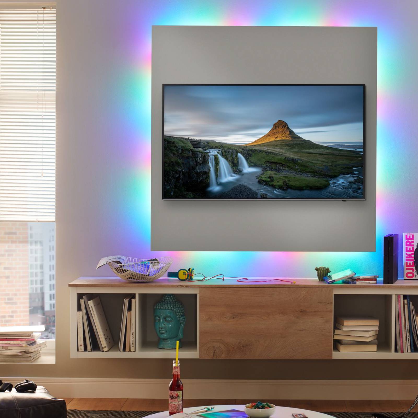 Paulmann SimpLED Motion LED-Strip Set, 5m Fernbedienung RGB Paulmann SimpLED Motion LED-Strip Set, 5m Fernbedienung RGB von Paulmann