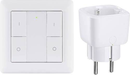 Paulmann Smart Home Set Smart Plug + Wandtaster Home Steckdose Weiß von Paulmann