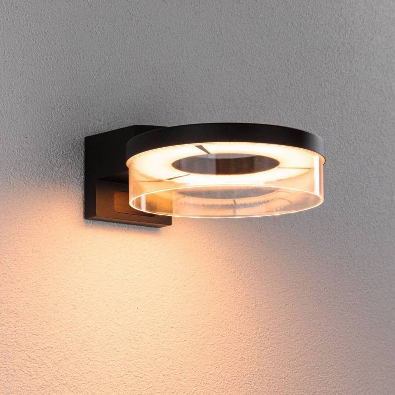 Paulmann Smart Sensor-Wandleuchte Capera, anthrazit CCT IP44 von Paulmann