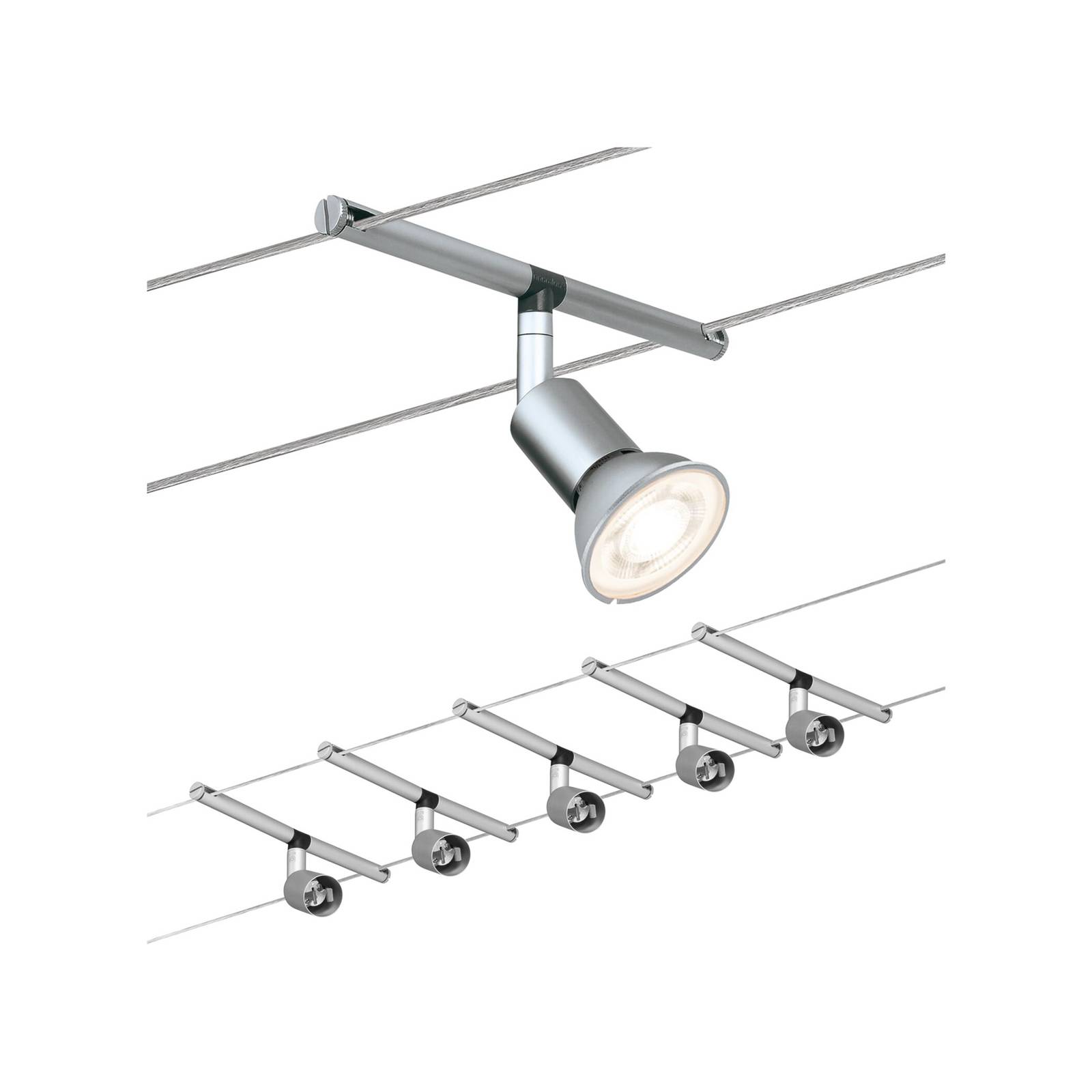 Paulmann Spice Salt LED-Seilsystem, 5flammig, 10m Paulmann Spice Salt LED-Seilsystem, 5flammig, 10m von Paulmann