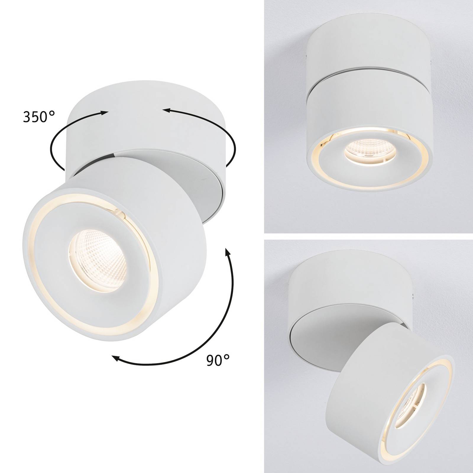 Paulmann Spircle LED-Aufbaustrahler weiß matt Paulmann Spircle LED-Aufbaustrahler weiß matt von Paulmann