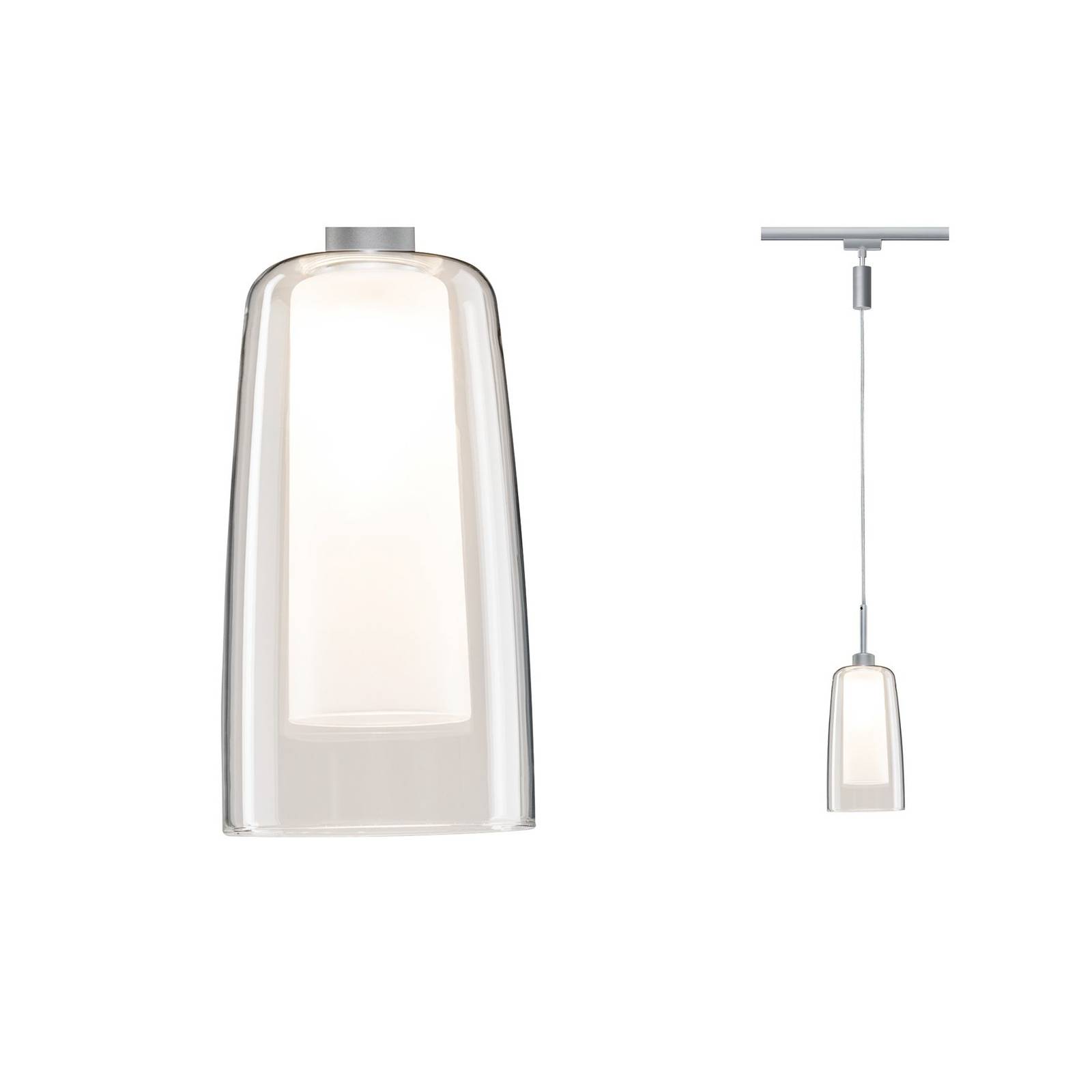 Paulmann URail Arido LED-Pendelleuchte chrom matt Paulmann URail Arido LED-Pendelleuchte chrom matt von Paulmann
