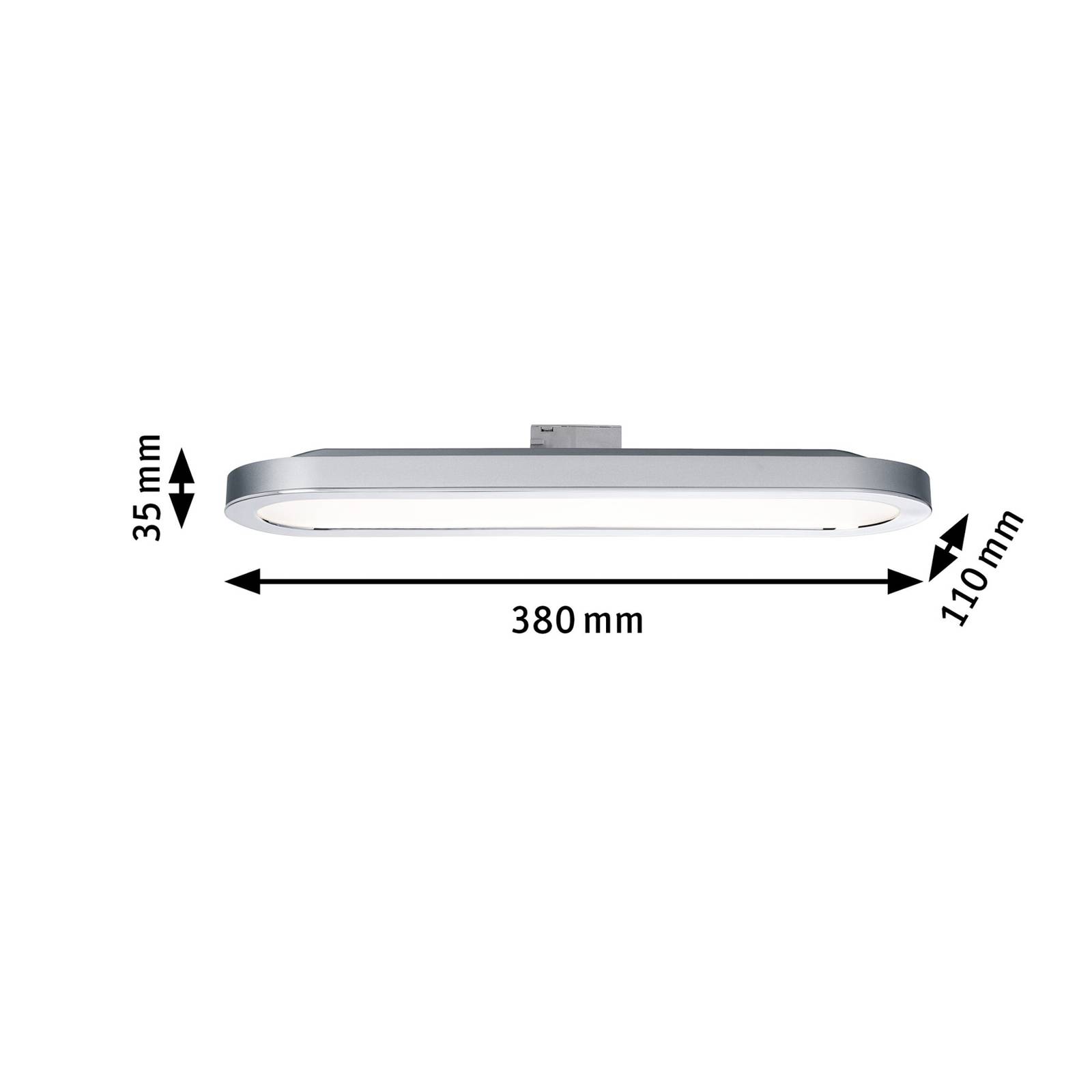 Paulmann URail Board LED-Panel in Chrom matt von Paulmann