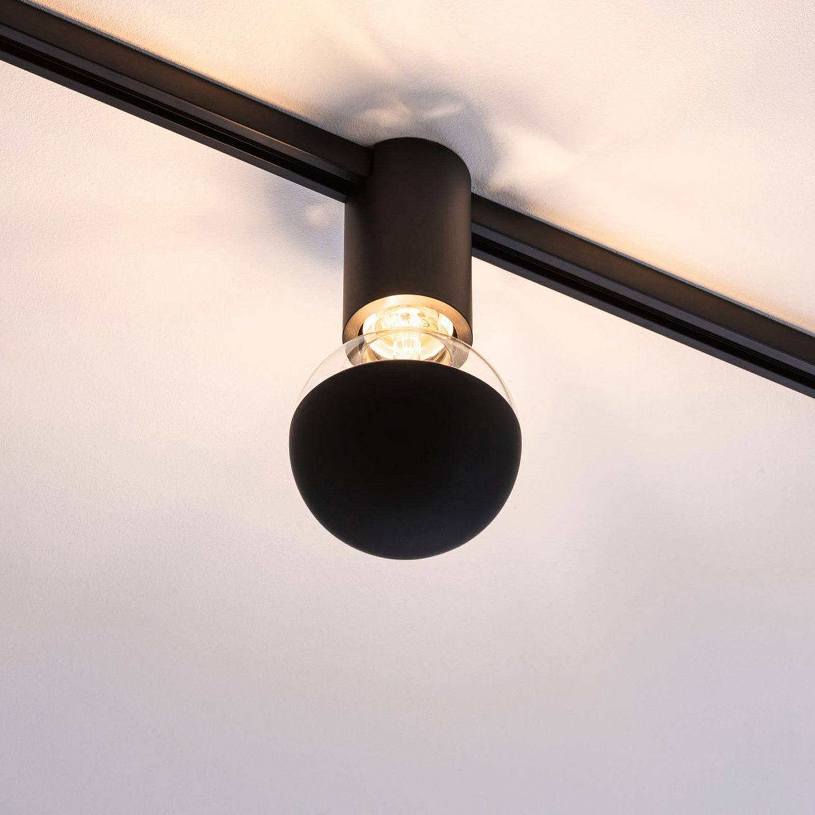 Paulmann URail Ceiling Socket E27, schwarz Paulmann URail Ceiling Socket E27, schwarz von Paulmann