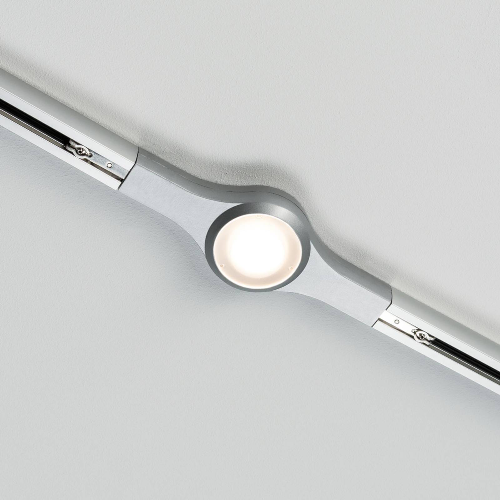 Paulmann URail LED Line Connector, chrom matt Paulmann URail LED Line Connector, chrom matt von Paulmann