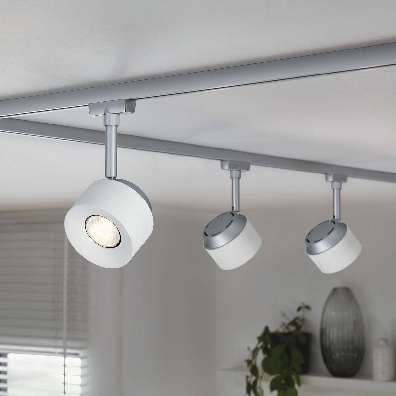 Paulmann URail LED-Spot Pane chrom matt, weiß Paulmann URail LED-Spot Pane chrom matt, weiß von Paulmann