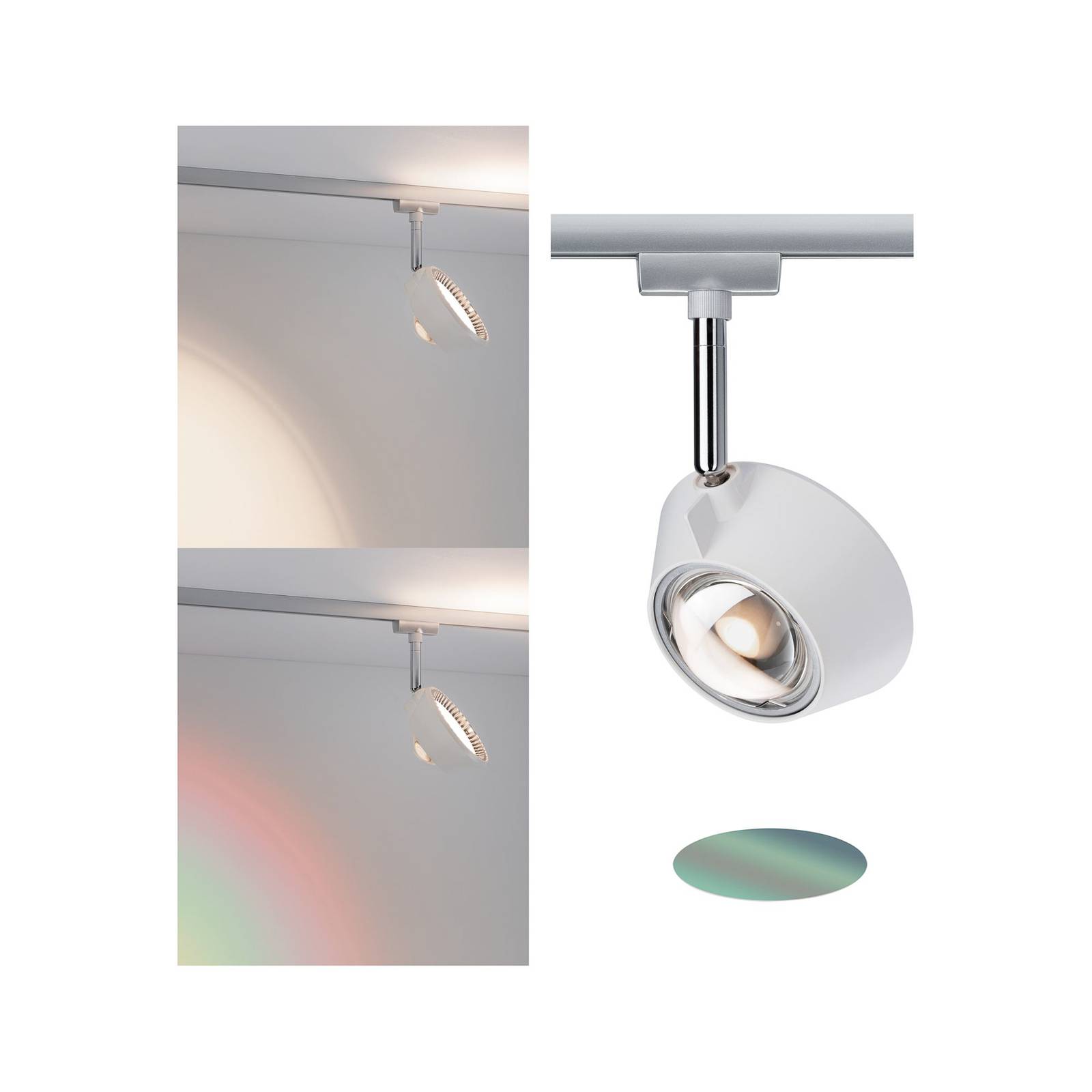 Paulmann URail LED-Spot Sabik chrom matt, dimmbar Paulmann URail LED-Spot Sabik chrom matt, dimmbar von Paulmann