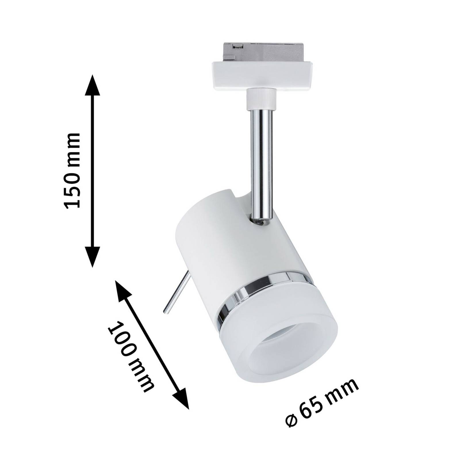 Paulmann URail Spot Pipe weiß/chrom von Paulmann
