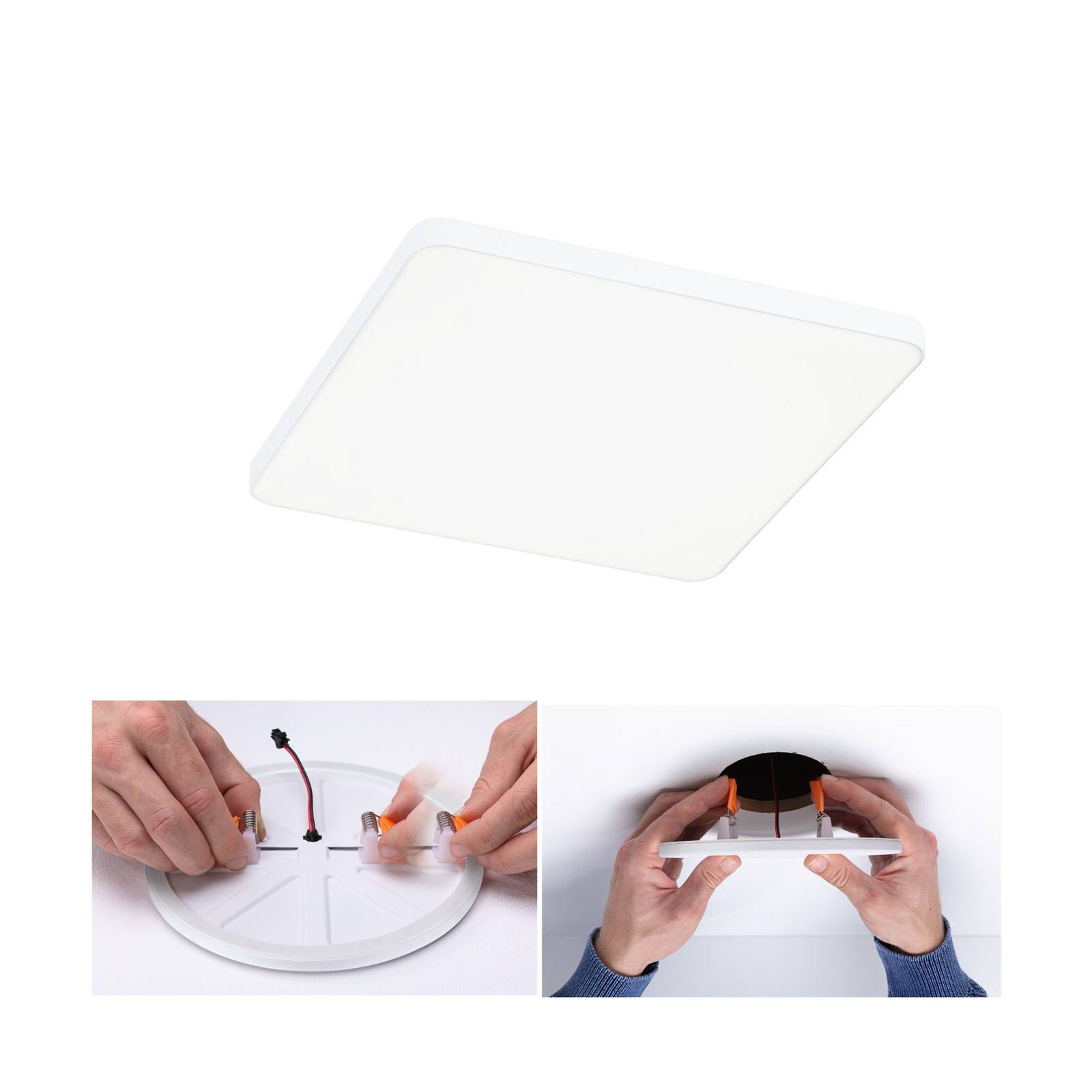 Paulmann Veluna Edge LED Einbau IP44 4000K 16x16cm Paulmann Veluna Edge LED Einbau IP44 4000K 16x16cm von Paulmann