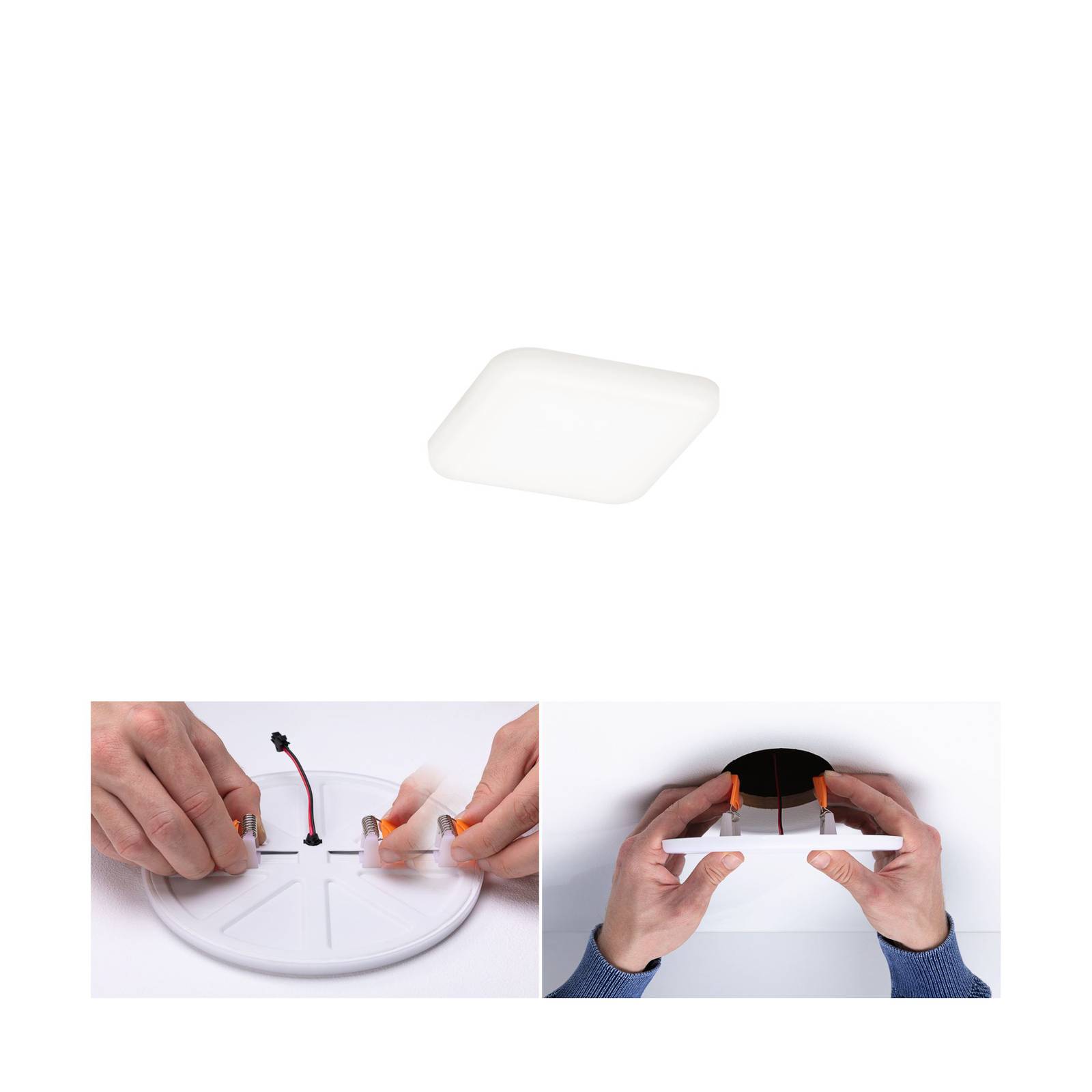 Paulmann Veluna LED-Einbauleuchte 4.000K 7,5x7,5 Paulmann Veluna LED-Einbauleuchte 4.000K 7,5x7,5 von Paulmann
