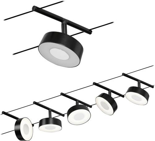 Paulmann WS DC Circle Seil-Komplettsystem Schwarz (matt), Chrom von Paulmann