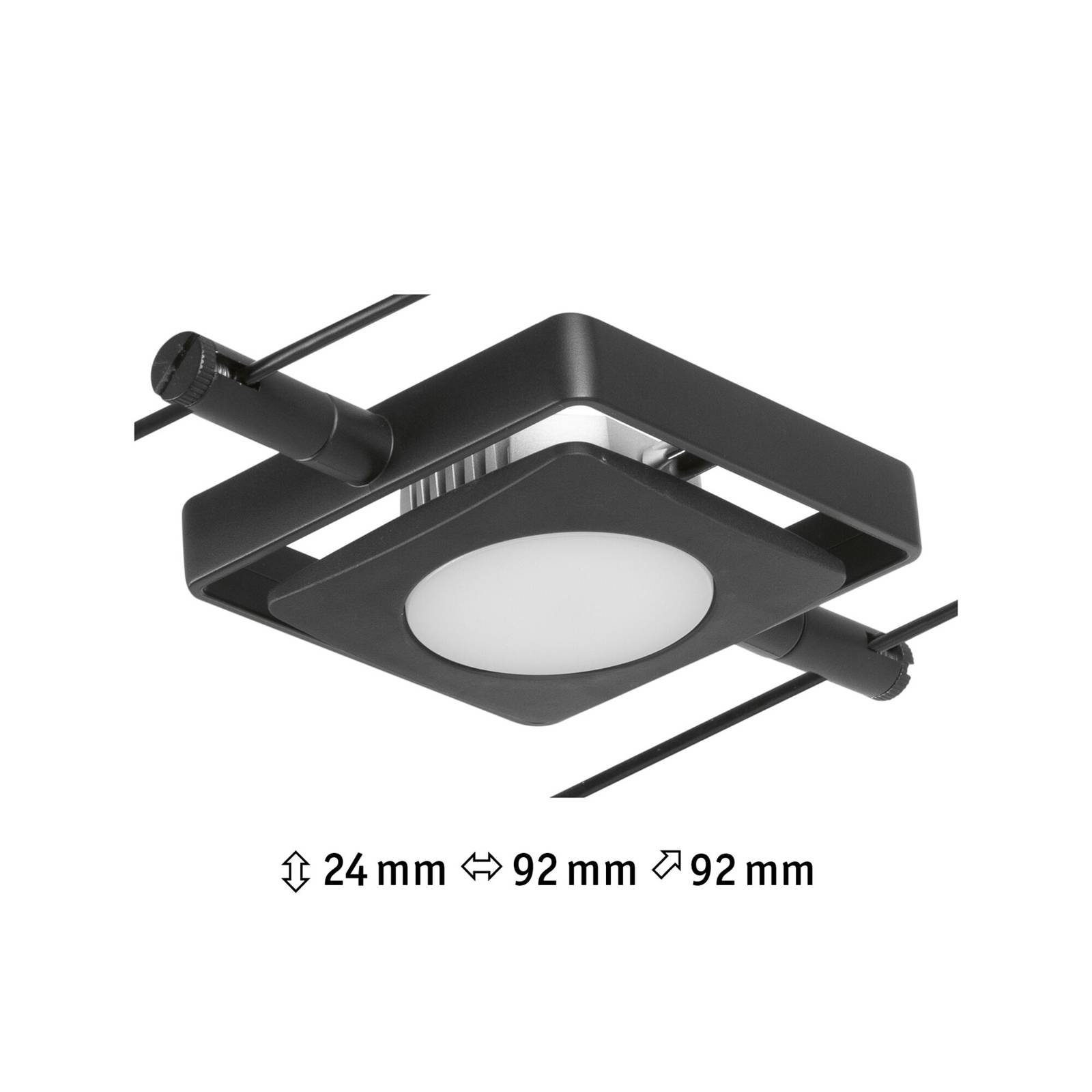 Paulmann Wire MacLED Spot für Seilsystem schwarz Paulmann Wire MacLED Spot für Seilsystem schwarz von Paulmann