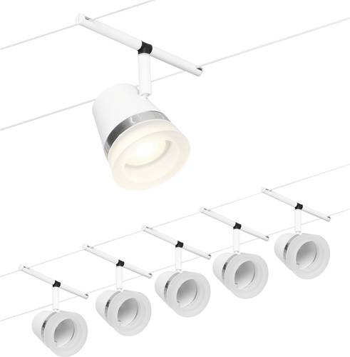 Paulmann WireDC Set Cone Seil-Basissystem GU5.3 Weiß (matt), Chrom von Paulmann