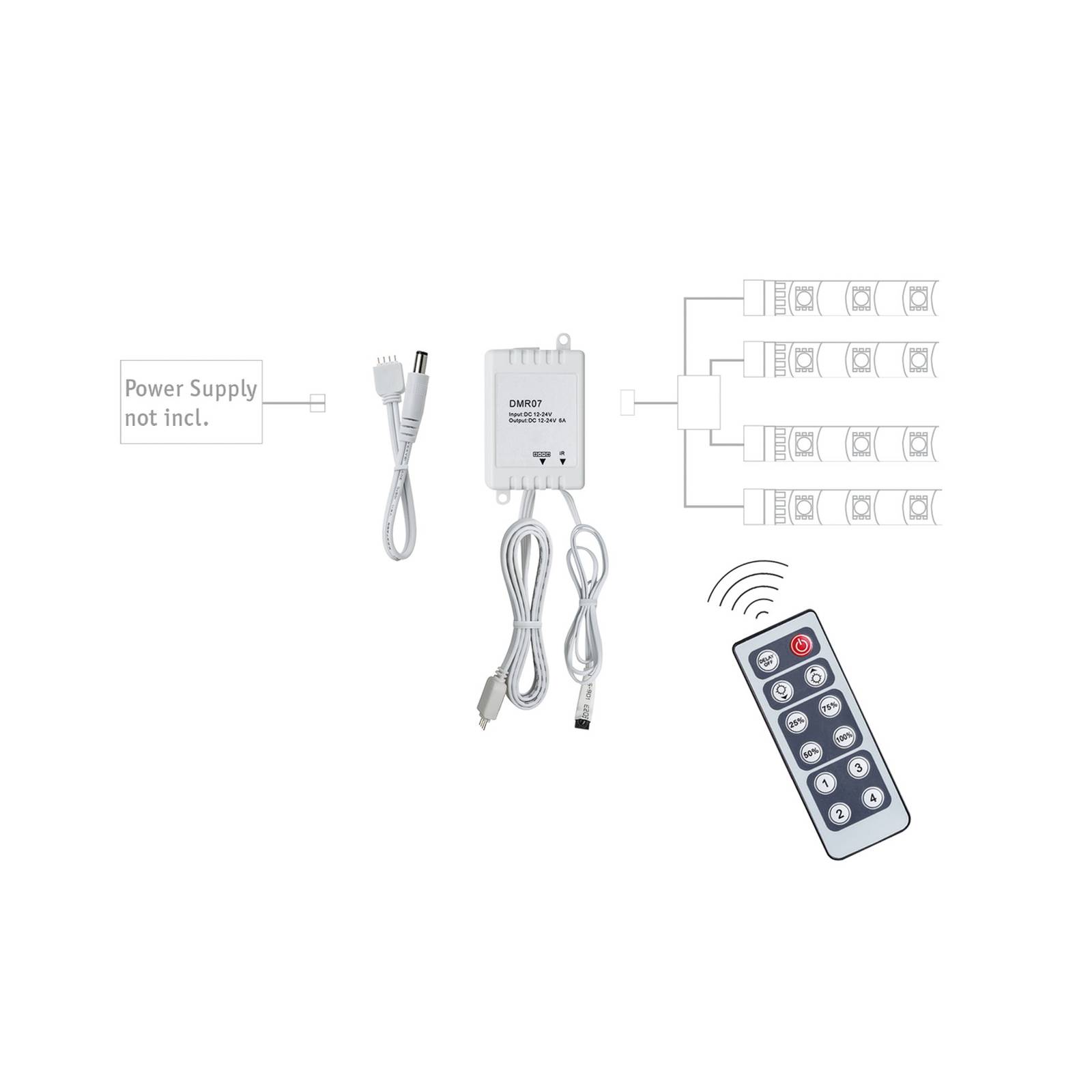 Paulmann YourLED Dimm/Schalt-Controller m.Fernbed. Paulmann YourLED Dimm/Schalt-Controller m.Fernbed. von Paulmann