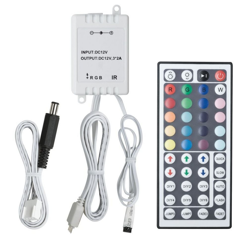 Paulmann YourLED RGB-Controller mit IR-Fernbedienung Weiß, Kunststoff Trafo (Trafos, Netzteile & Treiber) von Paulmann