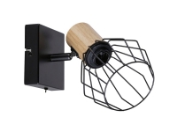Wandleuchte Paulmann Wandleuchte Lanka max. 1x20W E14 230V schwarz/Holz von Paulmann