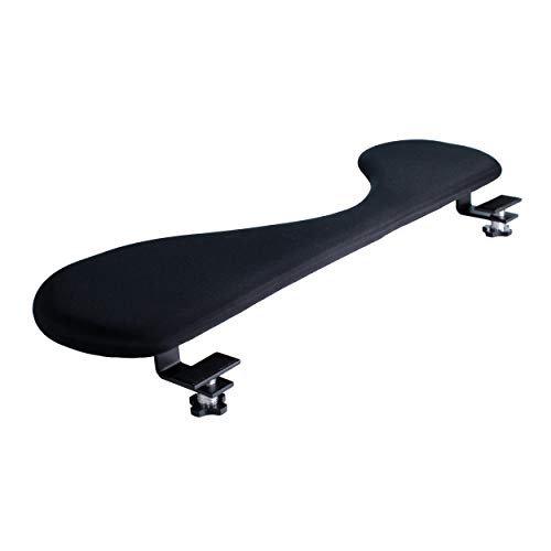 Tischlehne Pauner – Unterarmstütze – besser als normale Tastatur-Handballenauflage/Handgelenkauflage – funktioniert gut mit einer ergonomischen Maus (Paket beinhaltet Tischlehne + Mauspad) von Pauner