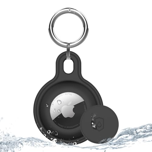 Pautas Airtag-Halter, AirTag-Hülle, Anti-Kratzer Airtag-Schlüsselanhänger, kompatibel mit Apple AirTag, wasserdichte Rundumschutzhülle für Schlüssel, Taschen, Kinder, Haustiere und mehr (mattschwarz) Pautas Airtag-Halter, AirTag-Hülle, Anti-Kratzer Airtag-Schlüsselanhänger, kompatibel mit Apple AirTag, wasserdichte Rundumschutzhülle für Schlüssel, Taschen, Kinder, Haustiere und mehr (mattschwarz) von Pautas
