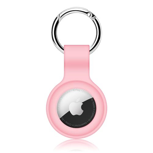 Pautas Airtag-Halter, ultraleichte Silikonhülle für Airtags, Schutzhülle kompatibel mit AirTag GPS-Artikelfinder mit Anti-Verlust-Schlüsselanhänger für Taschen, Schlüssel, Hunde-Katzenhalsband, Gepäck Pautas Airtag-Halter, ultraleichte Silikonhülle für Airtags, Schutzhülle kompatibel mit AirTag GPS-Artikelfinder mit Anti-Verlust-Schlüsselanhänger für Taschen, Schlüssel, Hunde-Katzenhalsband, Gepäck von Pautas