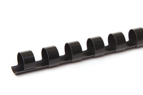 Pavo Binderücken, 16 mm, 100-er Pack, 111-130 Blatt, schwarz von Pavo