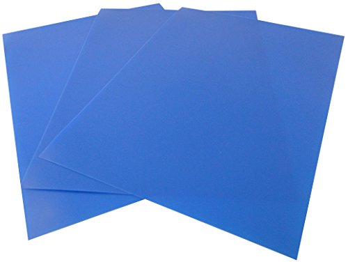 Pavo Einbanddeckel-Klarsichtfolie A4, PP-Folie, 0.40 mm, 100-er Pack, dunkelblau von Pavo