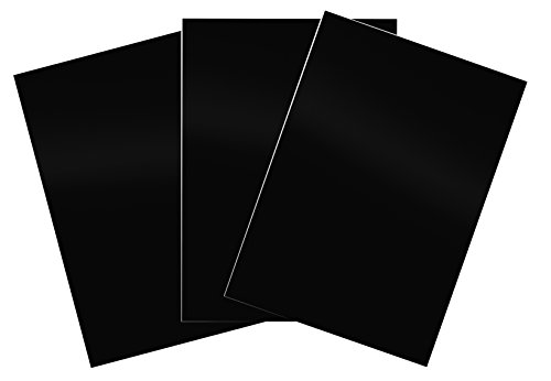 Pavo Einbanddeckel-Klarsichtfolie A4, PP-Folie, 0.40 mm, 100-er Pack, schwarz von Pavo