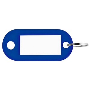 pavo Schlüsselanhänger blau, 100 St. von Pavo