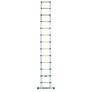 pavo Teleskopleiter silber 12 Sprossen, H: 380,0 cm von Pavo