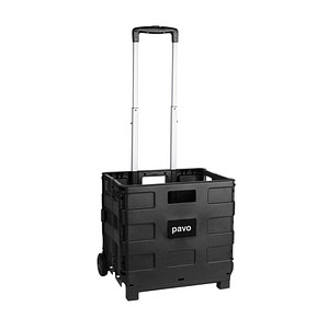 pavo Transportwagen schwarz 38,0 x 31,0 x 36,0 cm bis 25,0 kg pavo Transportwagen schwarz 38,0 x 31,0 x 36,0 cm bis 25,0 kg von Pavo