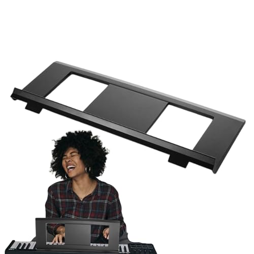 Pavsicgn Klavier Notenständer | Keyboard Partiturhalter | Stabile Ausführung Mit Rutschfestem Fuß, Verstärkte Blende & Langlebigem Zubehör Für Musikstudio & Heimübungen von Pavsicgn