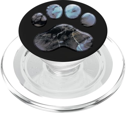Pfotenabdruck PopSockets PopGrip für MagSafe von Paw Print Dog Mom Cat Mom