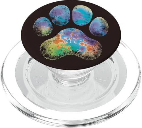Pfotenabdruck PopSockets PopGrip für MagSafe von Paw Print Dog Mom Cat Mom
