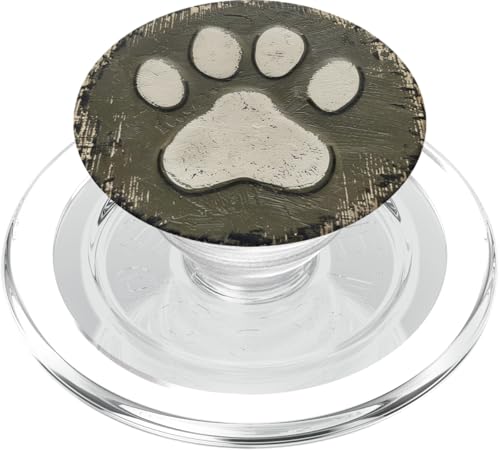 Pfotenabdruck PopSockets PopGrip für MagSafe Pfotenabdruck PopSockets PopGrip für MagSafe von Paw Print Dog Mom Cat Mom