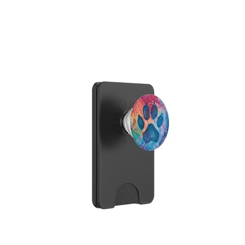 Pfotenabdruck PopSockets PopWallet für MagSafe von Paw Print Dog Mom Cat Mom