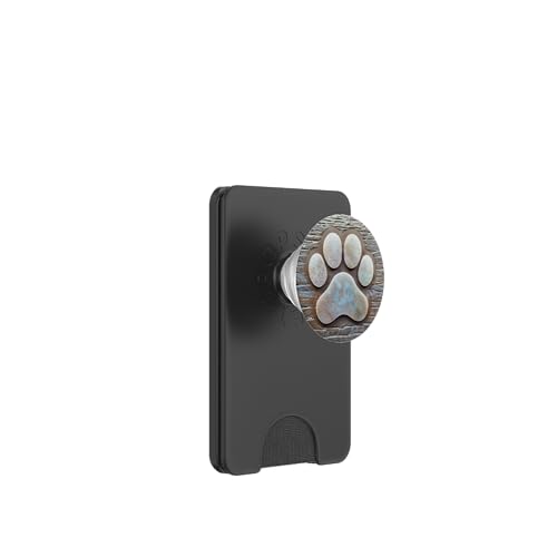 Pfotenabdruck PopSockets PopWallet für MagSafe Pfotenabdruck PopSockets PopWallet für MagSafe von Paw Print Dog Mom Cat Mom