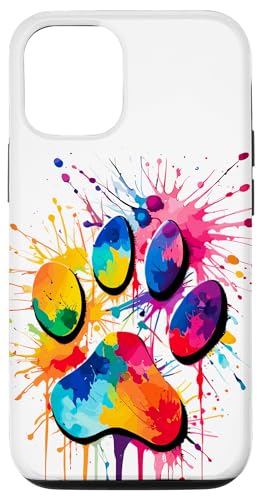 Hülle für iPhone 12/12 Pro Pfote eines Hundes für Tierliebhaber, niedlicher bunter Pfotenabdruck Hülle für iPhone 12/12 Pro Pfote eines Hundes für Tierliebhaber, niedlicher bunter Pfotenabdruck von Paw print dog or cat for pet lover