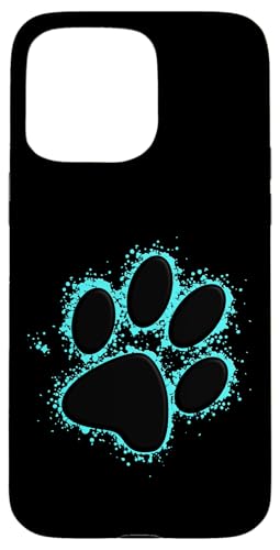 Hülle für iPhone 15 Pro Max Hundepfote oder Katze in türkis für Tier- und Tierliebhaber Hülle für iPhone 15 Pro Max Hundepfote oder Katze in türkis für Tier- und Tierliebhaber von Paw print dogs cats for dog dad or cat mom
