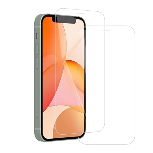 Panzer für iPhone 12 Mini (5,4") Schutzfolie,9H Härte Full Screen Schutz für iPhone 12 Mini Schutzglas, Anti-Fingerprint für iPhone 12 Mini Folie, 2er Pack für iPhone 12 Mini Displayschutz von PawHoly