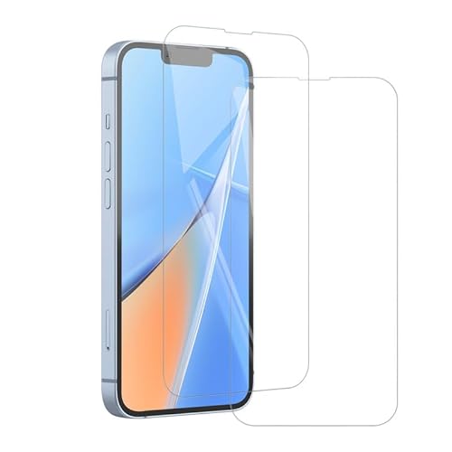 PawHoly Panzer für iPhone 14 6,1" Schutzfolie, 9H Härte Full Screen Schutz, Anti-Fingerprint, 2er Pack Displayschutzfolie für iPhone 14 Displayschutz von PawHoly