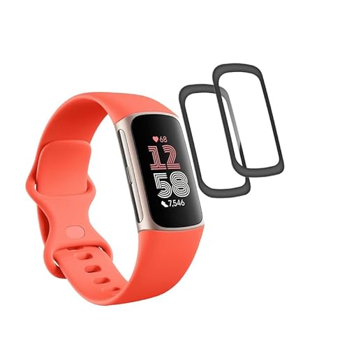 2 Stück Schutzfolie für Fitbit Charge 6 Displayschutz,0.33mm Ultra-klar Soft HD TPU Klar Panzerfolie für Fitbit Charge 6 Schutzglas,Anti-Fingerprint 3D-Volle Bedeckung Blasenfreie Folie 2 Stück Schutzfolie für Fitbit Charge 6 Displayschutz,0.33mm Ultra-klar Soft HD TPU Klar Panzerfolie für Fitbit Charge 6 Schutzglas,Anti-Fingerprint 3D-Volle Bedeckung Blasenfreie Folie von PawHoly