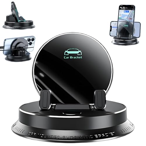 Deloyye Handyhalterung Auto, 360° Drehbare Deloyye Handy Halterung Biohofer Multifunktionaler Handyhalter mit Anti-Rutsch Stabiler, für Armaturenbrett Lüftung, Kompatibel mit allen Modellen (1pcs) von Pazvoza