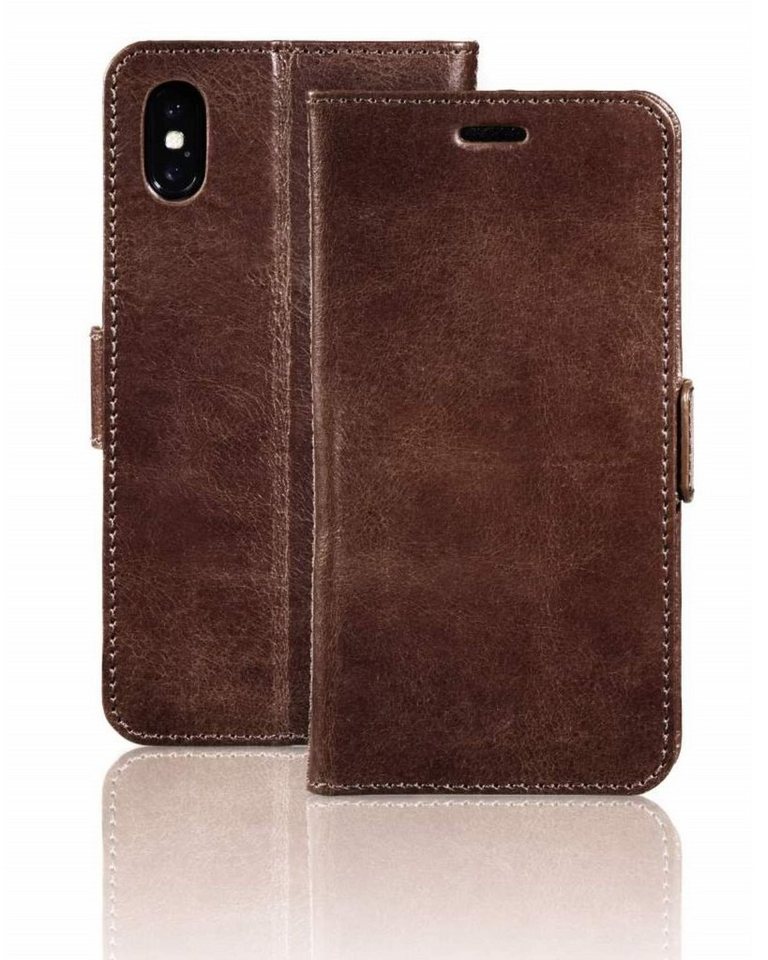 Pazzimo Handyhülle Leder Booklet Smart Case Tasche Hülle Cover, passend für Apple iPhone X/XS, weiches Innenfutter von Pazzimo