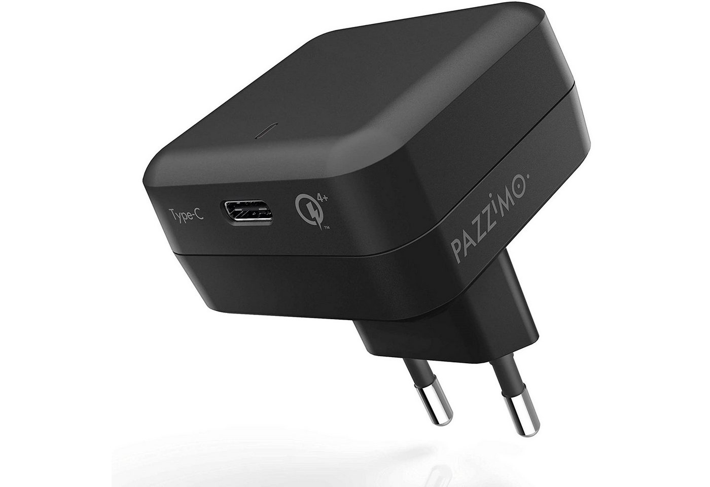 Pazzimo Ladegerät USB-C Qualcomm Quick Charge 4+ Smartphone-Ladegerät (QC 4.0 und Power Delivery Netzteil 110/240 V, für Tablet PC Handy etc) von Pazzimo