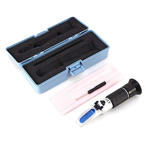 Frostschutzmittel Refraktometer, frostschutzprüfer,Glykol Refraktometer Auto Frostschutzmittel Batterie Säure Motorkühlmittel Tester Tool ATC von IUSOT