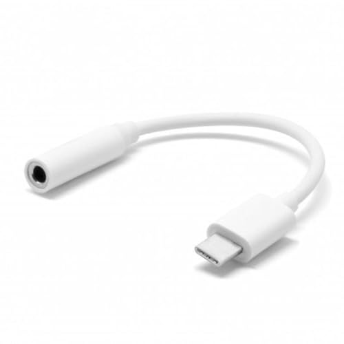 PcCom Adapter USB-C auf Klinke 3,5 mm Essential weiß 10 cm von PcCom