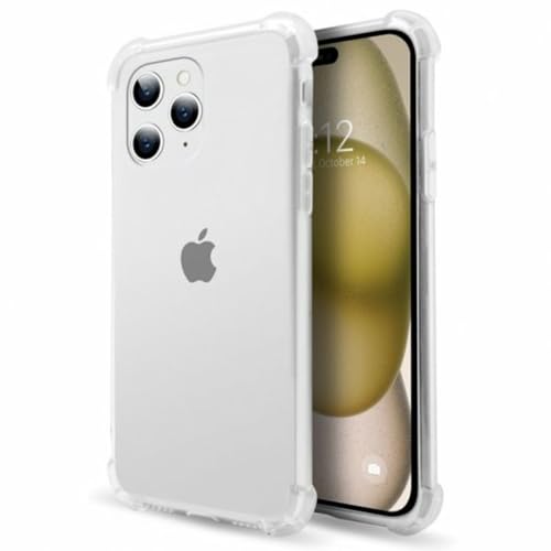 PcCom Schutzhülle für iPhone 15 Pro, transparent, Apple von PcCom