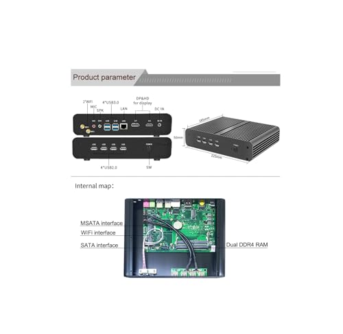 PcZinophyte 12. Generation lüfterloser Mini PC Core i7 10710U 10810U Gaming PC Micro Desktop Computer NUC 4K HTPC 2*DDR4 NVMe SSD PcZinophyte 12. Generation lüfterloser Mini PC Core i7 10710U 10810U Gaming PC Micro Desktop Computer NUC 4K HTPC 2*DDR4 NVMe SSD von PcZinophyte